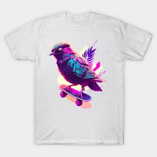 Bird on a Skateboard T-Shirt